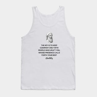 Epictetus Stoicism Quote Tank Top